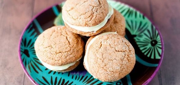 Имбирное печенье с кремом