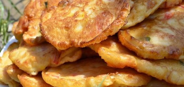 Оладьи с ветчиной Закусочные