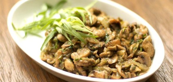 Грибы с тархуном