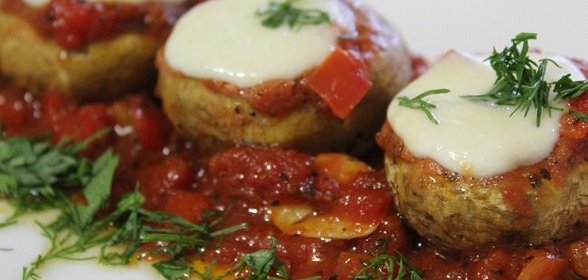 Шампиньоны- пицца