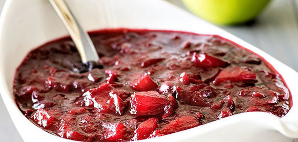 Клюквенный соус с апельсином и корицей