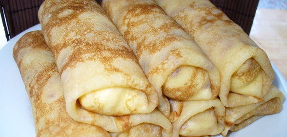 Блинчики с творогом (мой вариант)