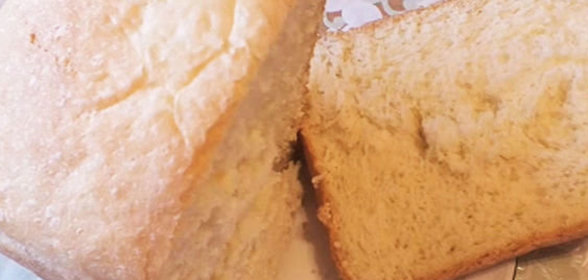 Хлеб со сметаной и сгущенным молоком