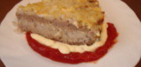 запеканка мясная с рисом