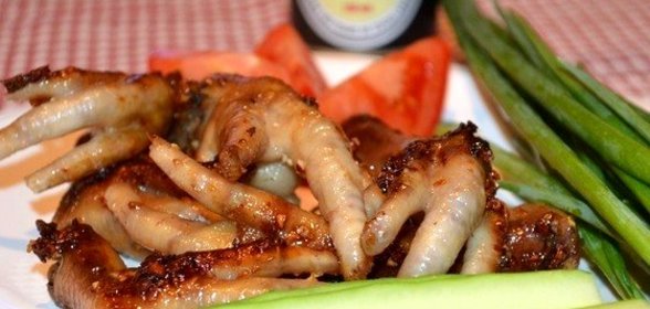 Куриные лапки в духовке