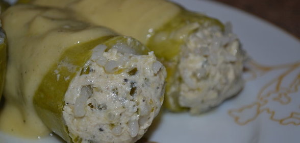 Греческие фаршированные кабачки