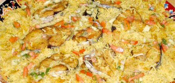 cаядия плов из рыбы