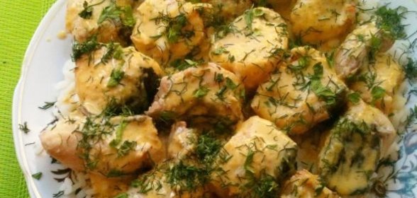 Огурцы соленые жареные, фаршированные сухарями