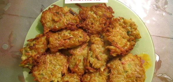 Брамборачки с колбасой