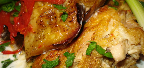 БОРАНИ с цыплёнком и баклажанами