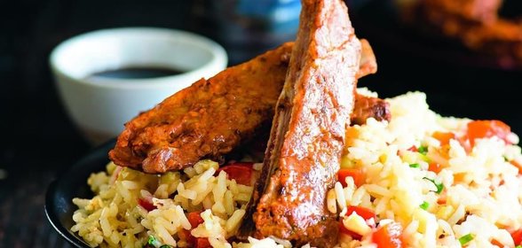 Форель в медово-имбирном соусе