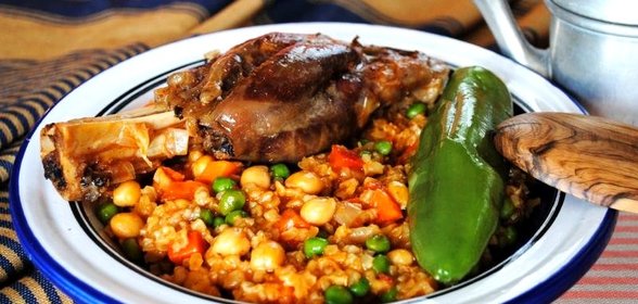 Суп из баранины с булгуром