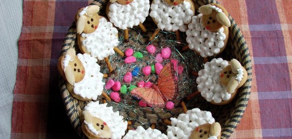 Печенье Пасхальные овечки