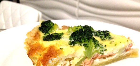 Киш лорен с брокколи