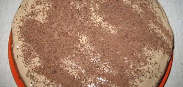 Пирог с халвой (без выпечки)