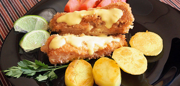 Жареная рыба с миндальной корочкой