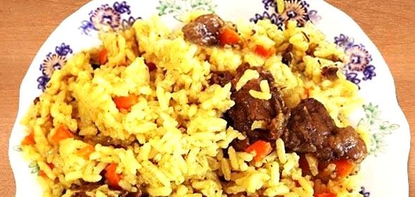 Плов с ребрышками в мультиварке