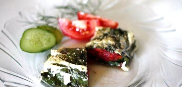 Голубцы из свекольной ботвы