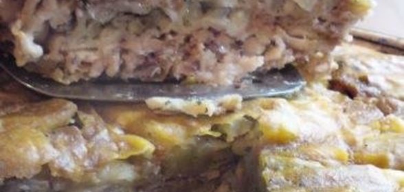 Блюдо-пирог Каннеллони