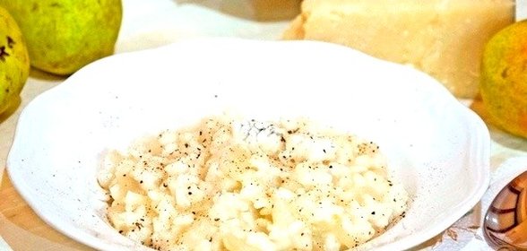 Ризотто с грушами и горгонзолой