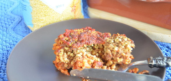 Тефтели с пшеном в томатном соусе из перца