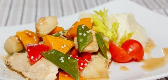 Фрикасе из куриной грудки