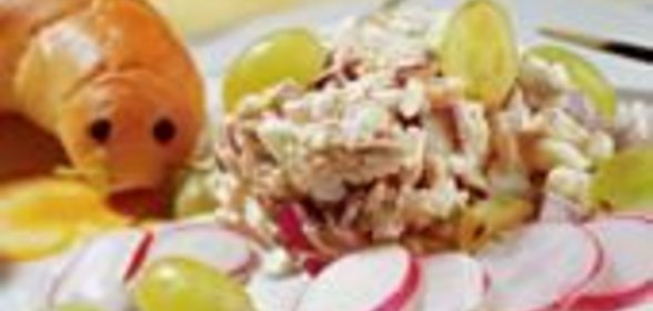 Куриные грудки под томатно - банановым соусом