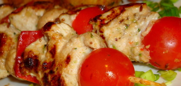 Куриные шашлычки-кебабы Тика