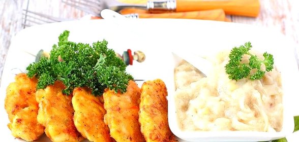 Котлеты куриные с морковью и луком