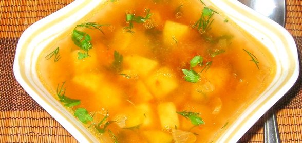 Рыбный суп из путассу