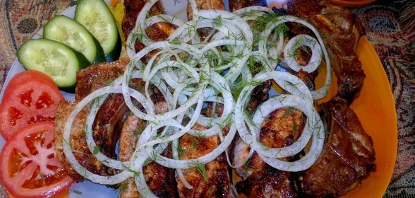 Шашлык из телятины по-армянски