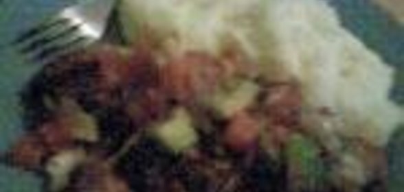 рагу овощное с белыми грибами