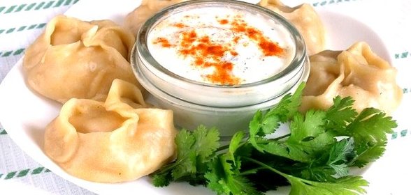 Манты с тыквой