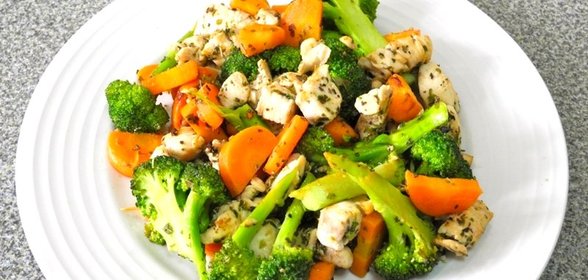 Гарнир из брокколи