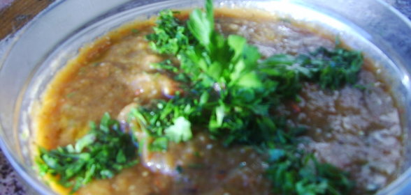 кьополу (баклажаны с овощами)