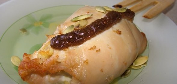 Куриные отбивные с начинкой