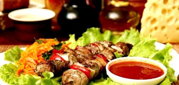 Шашлык из свинины по-грузински