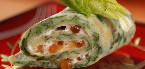 Рулетики из блинов