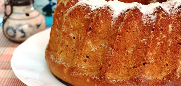 Творожно-шоколадный кекс с семечками