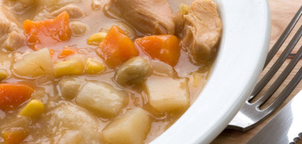 Рагу с куриным филе и овощами
