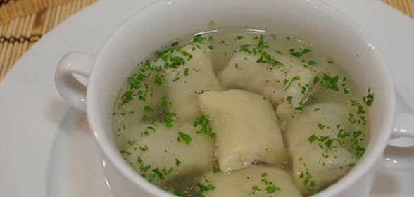 Суп с «ленивыми» пельменями