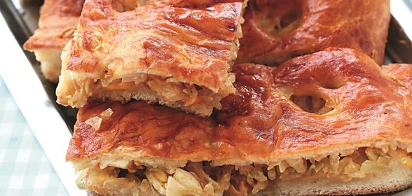 Нежный пирог с капустой