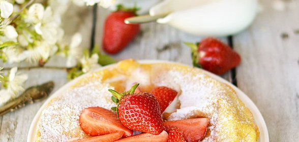 Датские блины с ягодами