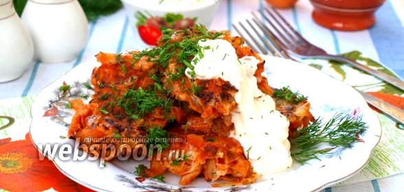 Капустные котлеты в томатном соусе