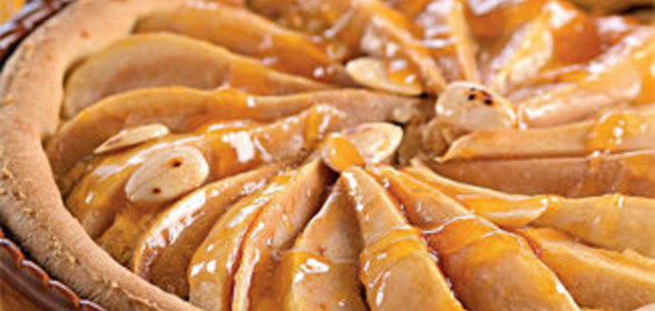 Магрибский пирог с миндалем и грушами