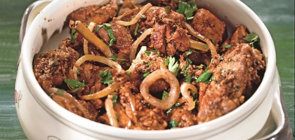 Гурули, грузинское блюдо из курицы