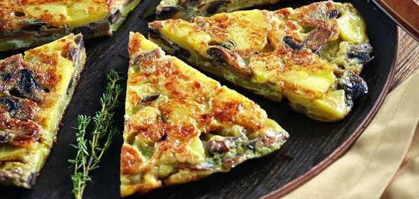 Тортилья из яиц цесарки