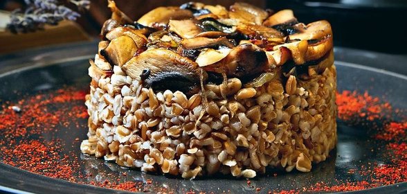 Ачаров плав, полба с грибами