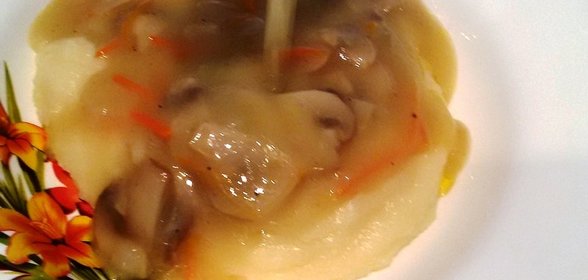 Грибной соус с зеленью