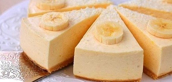 Банановый чизкейк